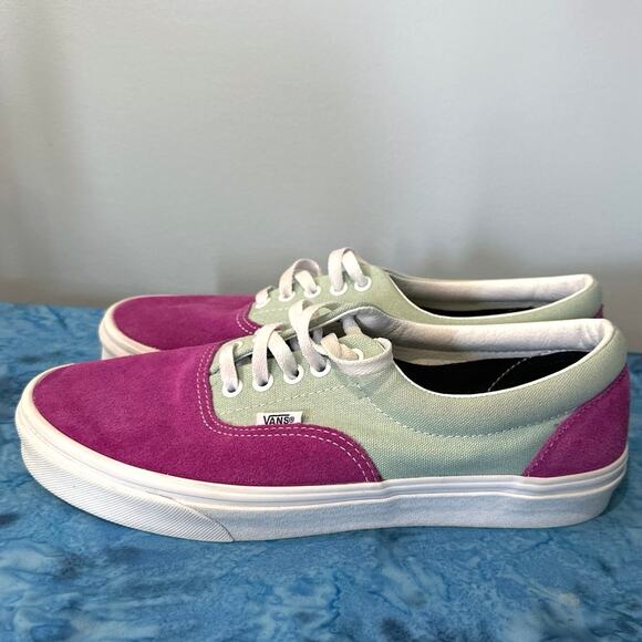 Vans Green and Pink Mens 9.5/ Women's 11 - Picture 4 of 7